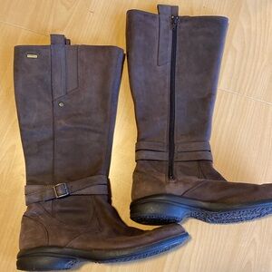 Merrell Womens Waterproof Boots Andover Peak Rubber sole size 9 tall work